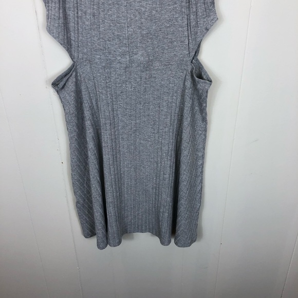 NWT Garage Sleeveless Ribbed Cut Out Dress Sz L - Picture 9 of 9
